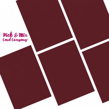 Pick & Mix Card Company© A4 (5pk) - Aniseed Ball Red