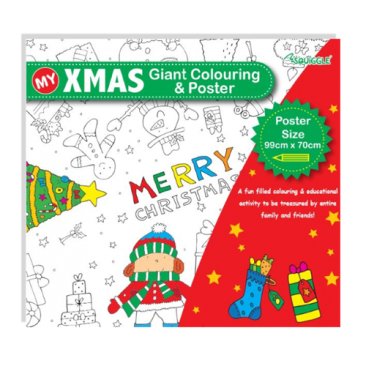 Squiggle© My Christmas Giant Colouring Poster