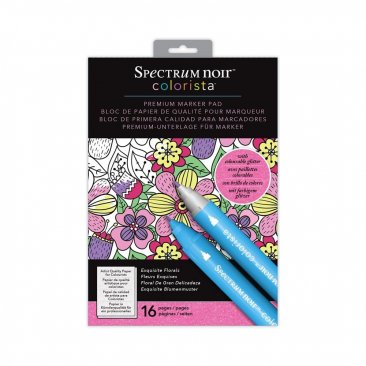 Spectrum Noir™ Colorista™ A4 Marker Pad - Exquisite Florals
