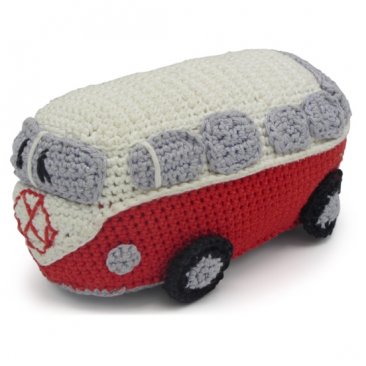 HardiCraft© D.I.Y Crochet Kit - Retro Camper Van, Red