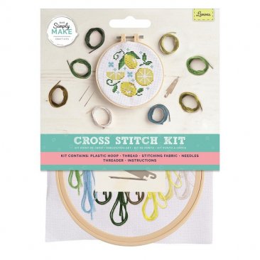 Docrafts® Simply Make Cross Stitch Kit - Lemons