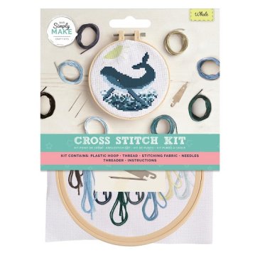 Docrafts® Simply Make Cross Stitch Kit - Whale