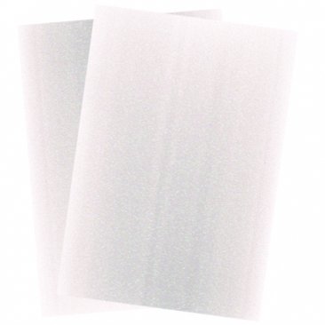 Craftstyle© A4 Glitter Card Non-shedding 2 pk - Frosting White