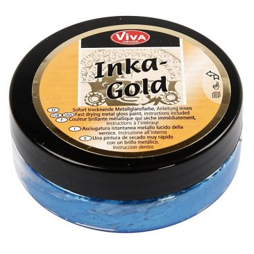 Viva Decor® Inka-Gold Metallic Gloss Paste - Steel Blue