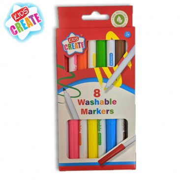 Kids Create® Washable Markers - 8 pack