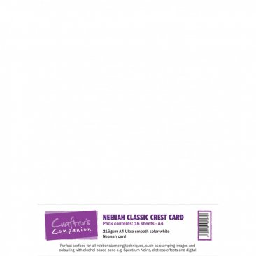 Crafter's Companion® Neenah Solar White A4 Ultra Smooth Card (16pk)