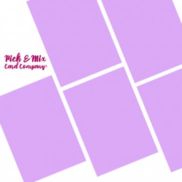 Pick & Mix Card Company© A4 (5pk) - Palma Violet Lilac