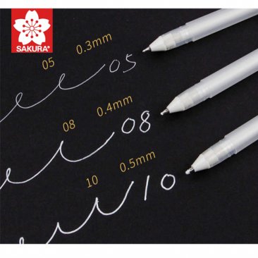 Sakura® Gelly Roll Bright White Pen - Medium Nib (no 8)