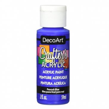 DecoArt® Crafter's Acrylic Paint (59ml) - Peacock Blue