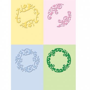 Cuttlebug® Embossing Folder Mini Set - Formal Circles