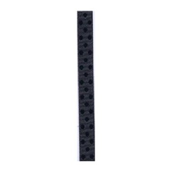 Habico Ribbon Reel - Spotted Satin 10mm x 10m, Black