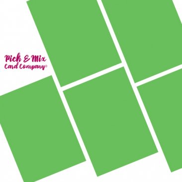 Pick & Mix Card Company© A4 (5pk) - Sour Apple Green