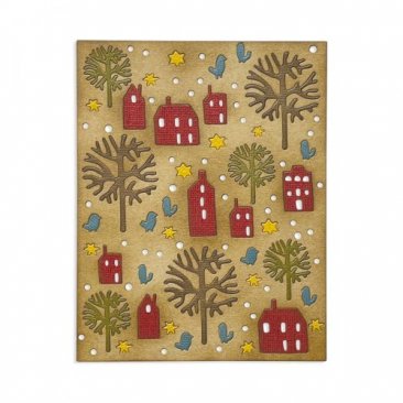 Sizzix® Thinlits™ Die - Countryside by Tim Holtz®