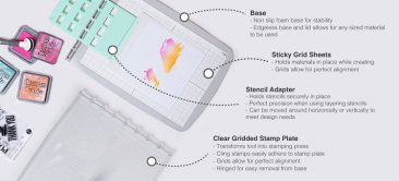 Sizzix® Accessory - Stencil & Stamp Tool