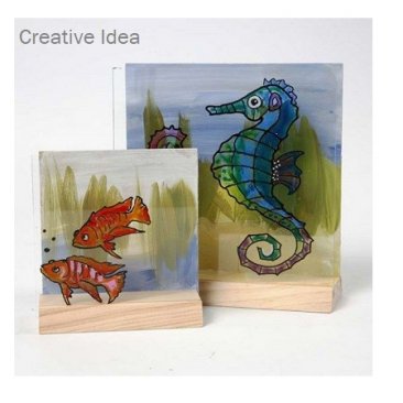 Creativ Company® - 3D Plate with Glass