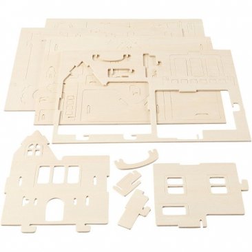Creativ Company® 3D Wooden Construction Kit - Victorian House