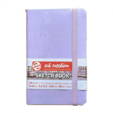 Royal Talens© Art Creation - Mini Art Journaling / Sketch Book - Pastel Violet (9x14cm)