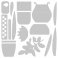 Sizzix® Thinlits™ Die Set 16PK - Dimensional Botanicals by Jennifer Ogborn®