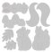 Sizzix® Thinlits™ Die Set 9PK - Harvest Squirrels by Jennifer Ogborn®