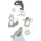 Sizzix® Thinlits™ Die Set 8PK - Arctic Animals by Jennifer Ogborn®