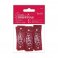 DoCrafts® Create Christmas Collection - Stitched Ribbon Tags (10pk)