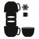 Marianne D® Craftables Die Set 5pk - Teabag/Drink Topper, Snowflake Cup