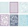Creativ Company® A6 Cardboard Lace Pattern Pad (24 pcs) - Serenity