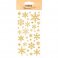 Habico® Signature Range - Glitter Stickers, Snowflakes (Gold)
