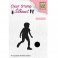 Nellie Snellen© Clear Stamps Silhouette - Football Player