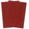 Craftstyle© A4 Glitter Card Non-shedding 2 pk - Ruby Red