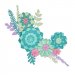 Sizzix® Thinlits™ Die Set 15PK - Succulent Wreath by Lisa Jones®