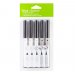 Cricut® Pen Set - Black, Multi Size (5pk)