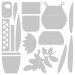 Sizzix® Thinlits™ Die Set 16PK - Dimensional Botanicals by Jennifer Ogborn®