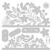 Sizzix® Thinlits™ Die Set 9PK - Floral Edges#2 by Sizzix®