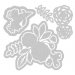 Sizzix™ Framelits™ Die Set 6PK w/Stamps - Floral Bunch by Jen Long®