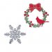 Sizzix® Thinlits™ Die Set 9PK - Wreath & Snowflake by Eileen Hull®