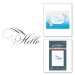 Spellbinders™ BetterPress Copperplate Everyday Sentiments Collection by Paul Antonio - Press Plate, Copperplate Hello
