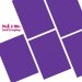 Pick & Mix Card Company© A4 (5pk) - Blackcurrant Liquorice Purple