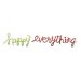 Sizzix Sizzlits® Decorative Strip Die - Phrase, Happy Everything