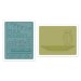 Sizzix® Textured Impressions™ Embossing Folder Set 2PK - Flea Market & Hobnail Vase by Jen Long™