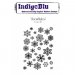 IndigoBlu™ A6 Rubber Stamp - Snowflakes
