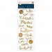 DoCrafts® Opulent Forever Friends™ Collection - Copper Sentiment Stickers (2 pcs)