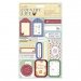 Papermania® Country Life Collection - A5 Die-cut Sentiments, Linen (2pk)