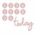 Sizzix™ Thinlits Die Set 11PK - Dainty Birthday Numbers by Debi Potter®