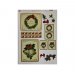 Craft UK Ltd® A4 Die Cut Toppers Sheet - Holly Wreath & Holly Bells