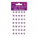 Eleganza® Craft Glitter Gems, 8mm (35 pcs) - Facetted, Lavender