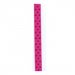 Habico Ribbon Reel - Spotted Satin 10mm x 10m, Cerise