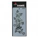 iCraft™ Layering Stencil 4" x 8" - Flower Garland