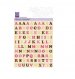 cArt-Us® So Sweet Collection - 3D Alphabet Stickers, Triple Pack (600 pcs)